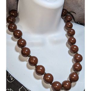 Lucky Brand Bohemian Brown Beaded Necklace